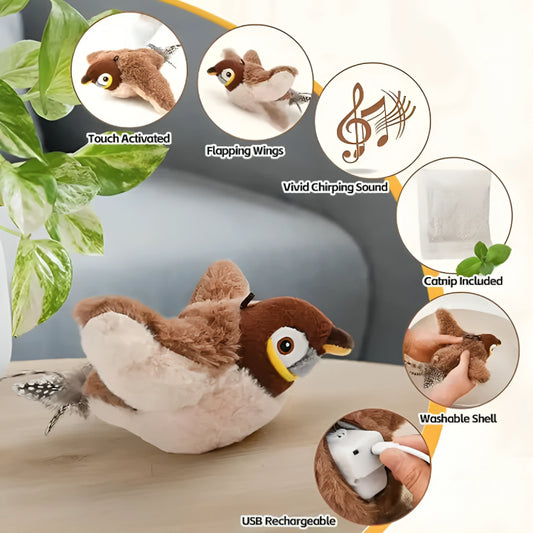 Realistic Bird Pet Toy