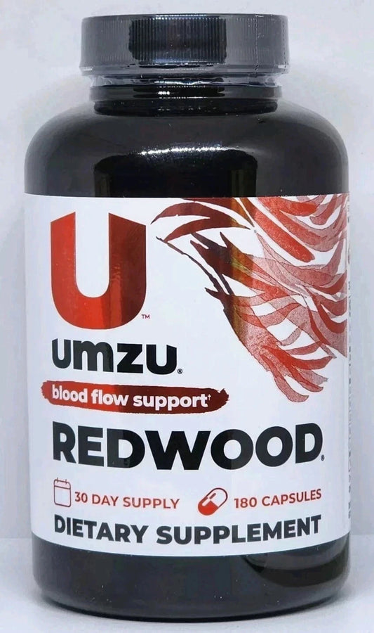UMZU Redwood Nitric Oxide Booster 180 Capsules 2Pack