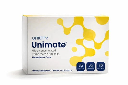 Unicity Unimate Lemon Flavor Supplement – 30 Sachets