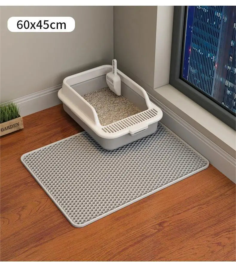 Cat Litter Mat Waterproof Double Layer