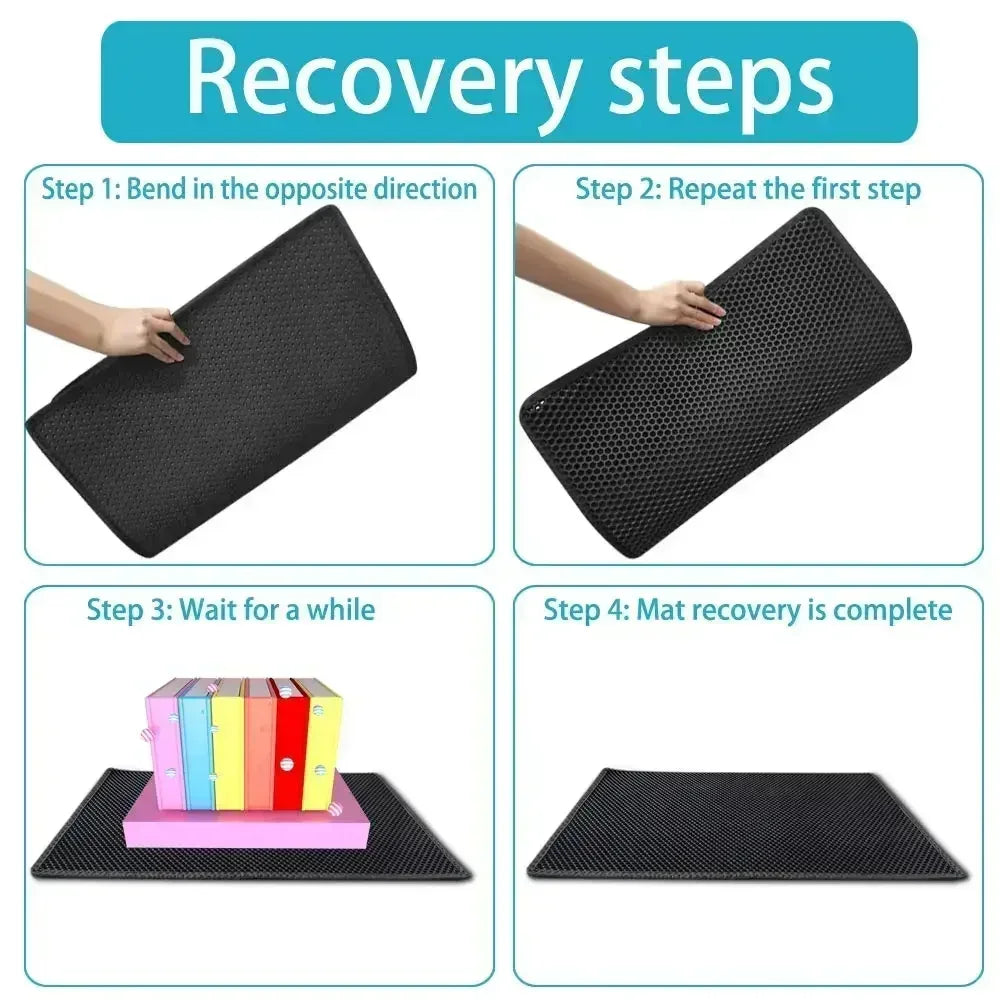 Cat Litter Mat Waterproof Double Layer
