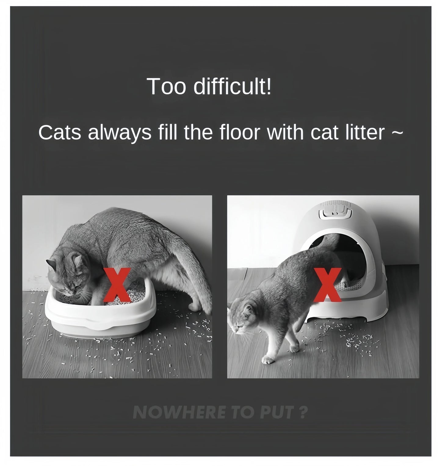 Cat Litter Mat Waterproof Double Layer