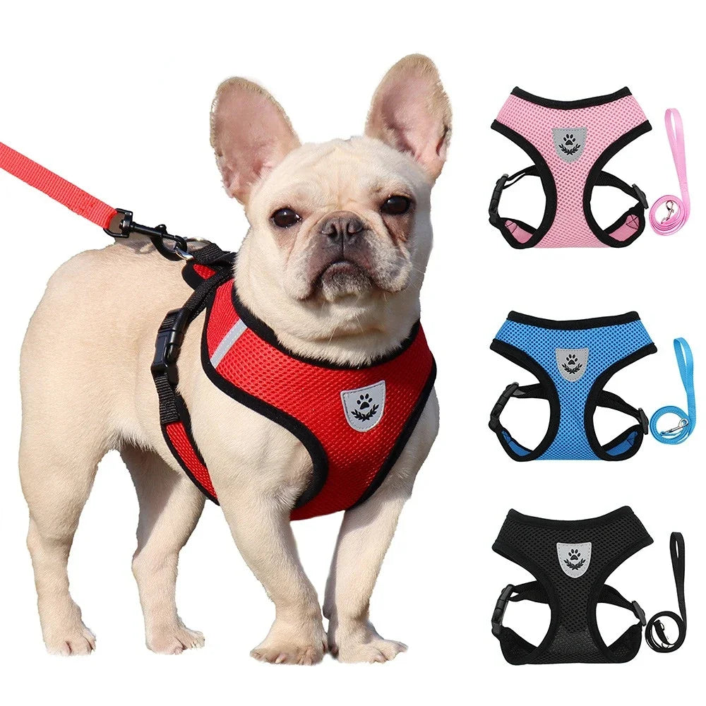 Mesh Breathable Harnesses Reflective sti for Small Dog Cat accessories