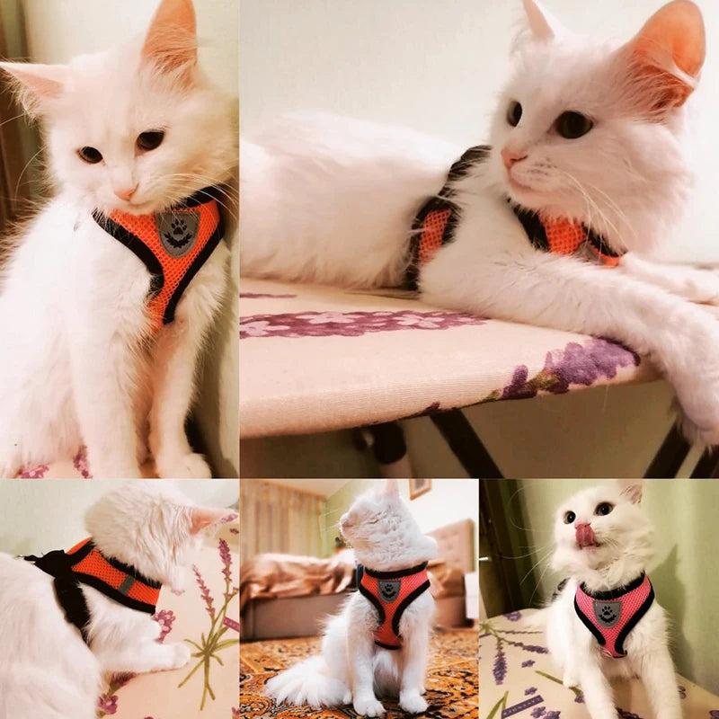 Mesh Breathable Harnesses Reflective sti for Small Dog Cat accessories