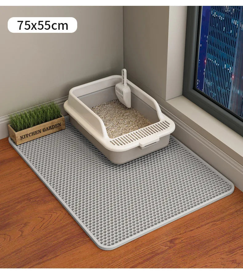 Cat Litter Mat Waterproof Double Layer