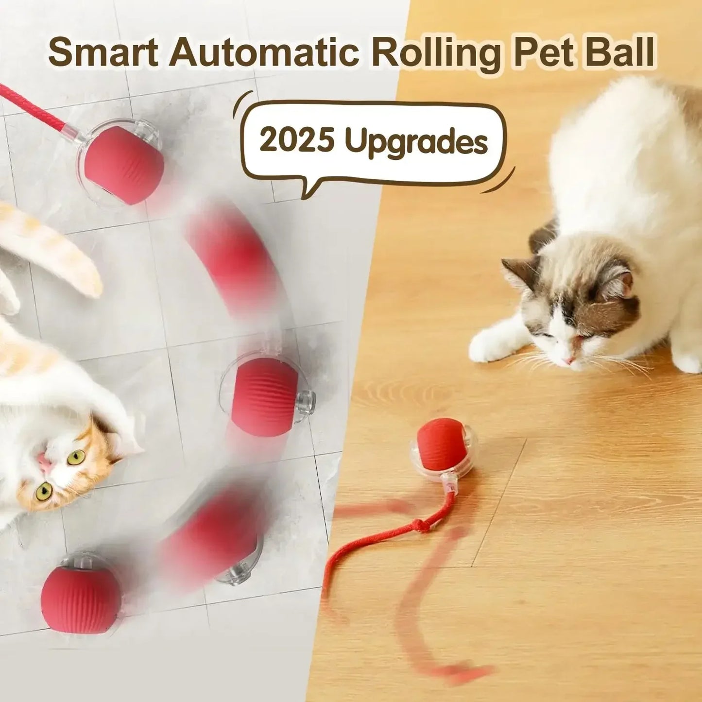 Smart Rolling Cat Toy Ball