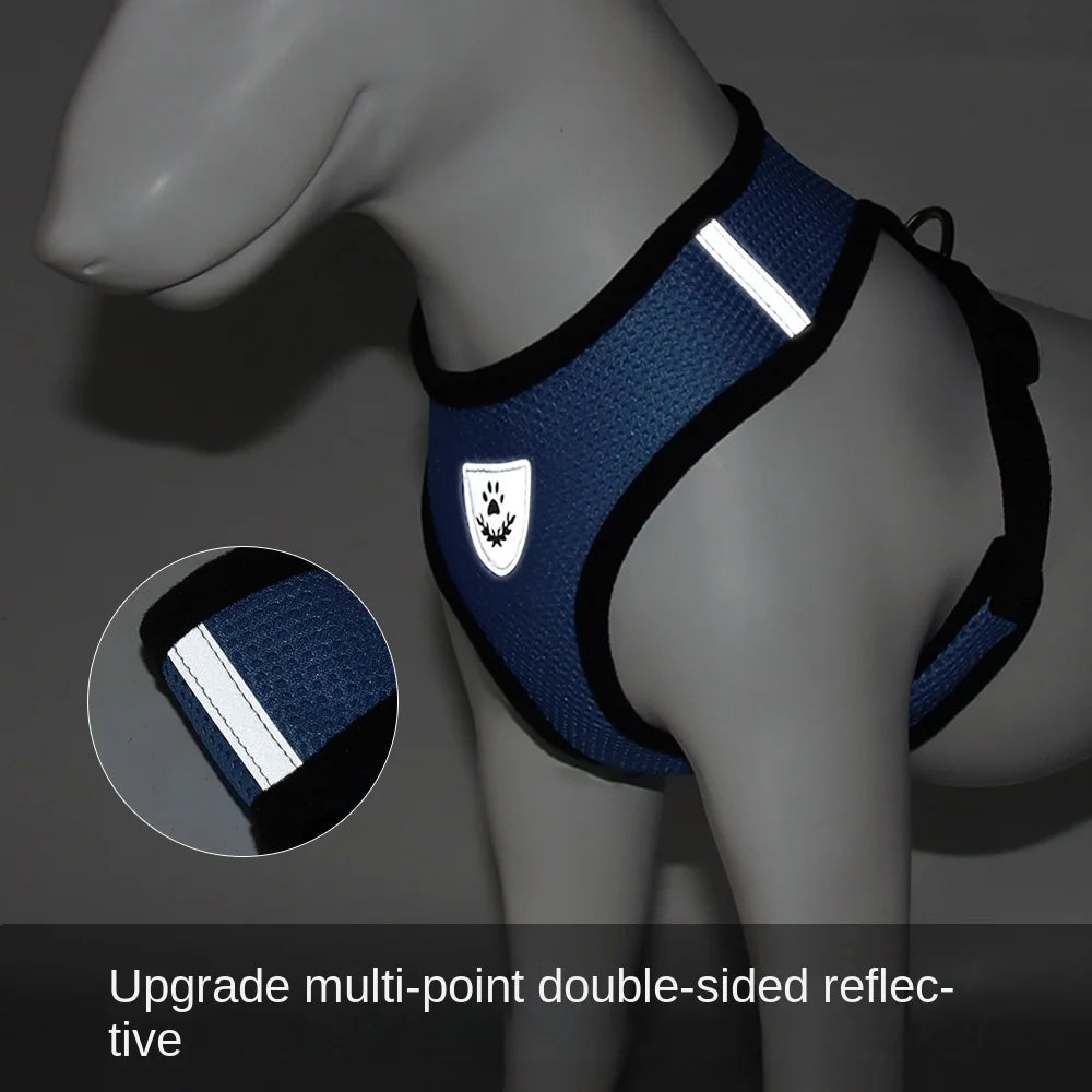 Mesh Breathable Harnesses Reflective sti for Small Dog Cat accessories