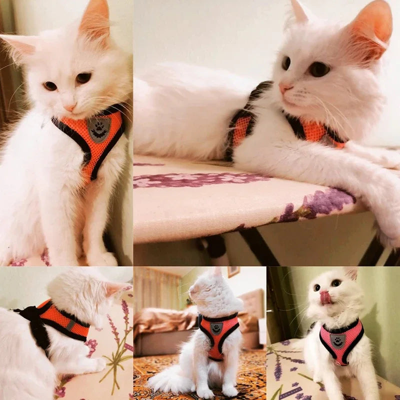 Mesh Breathable Harnesses Reflective sti for Small Dog Cat accessories