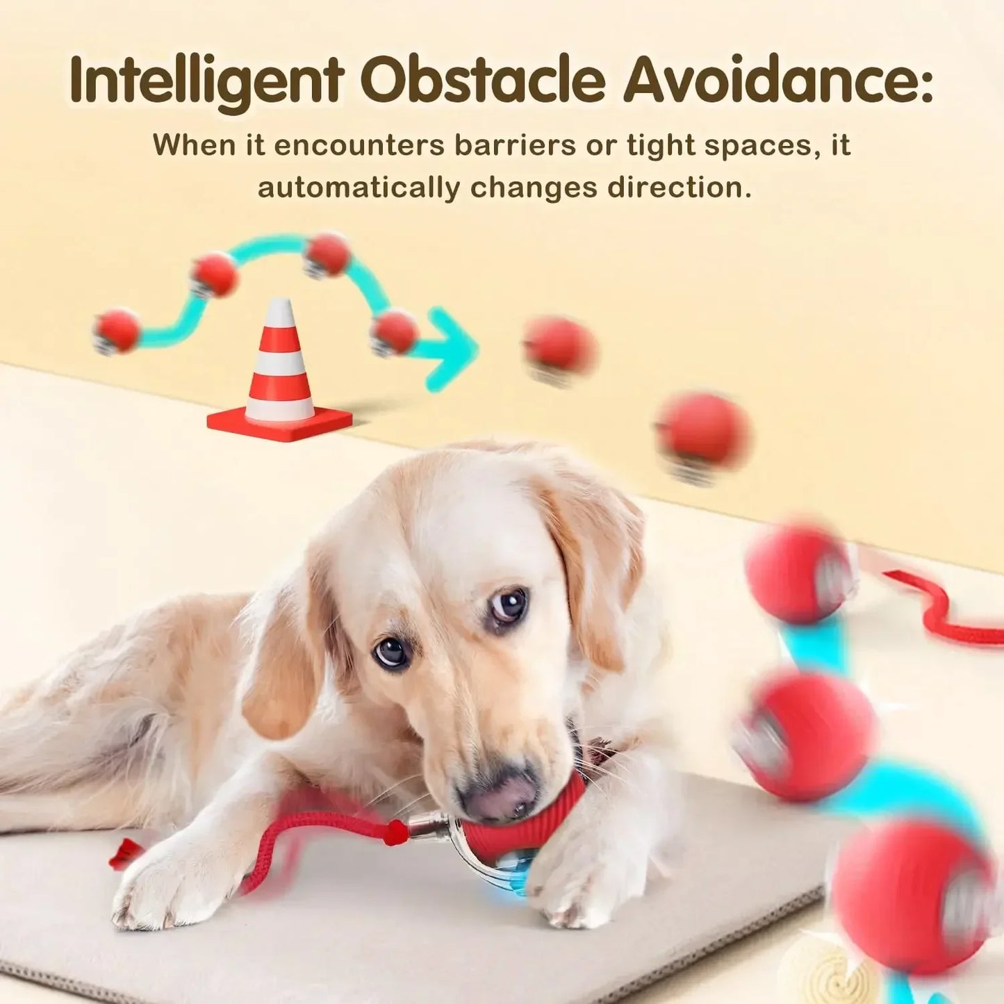 Smart Rolling Cat Toy Ball