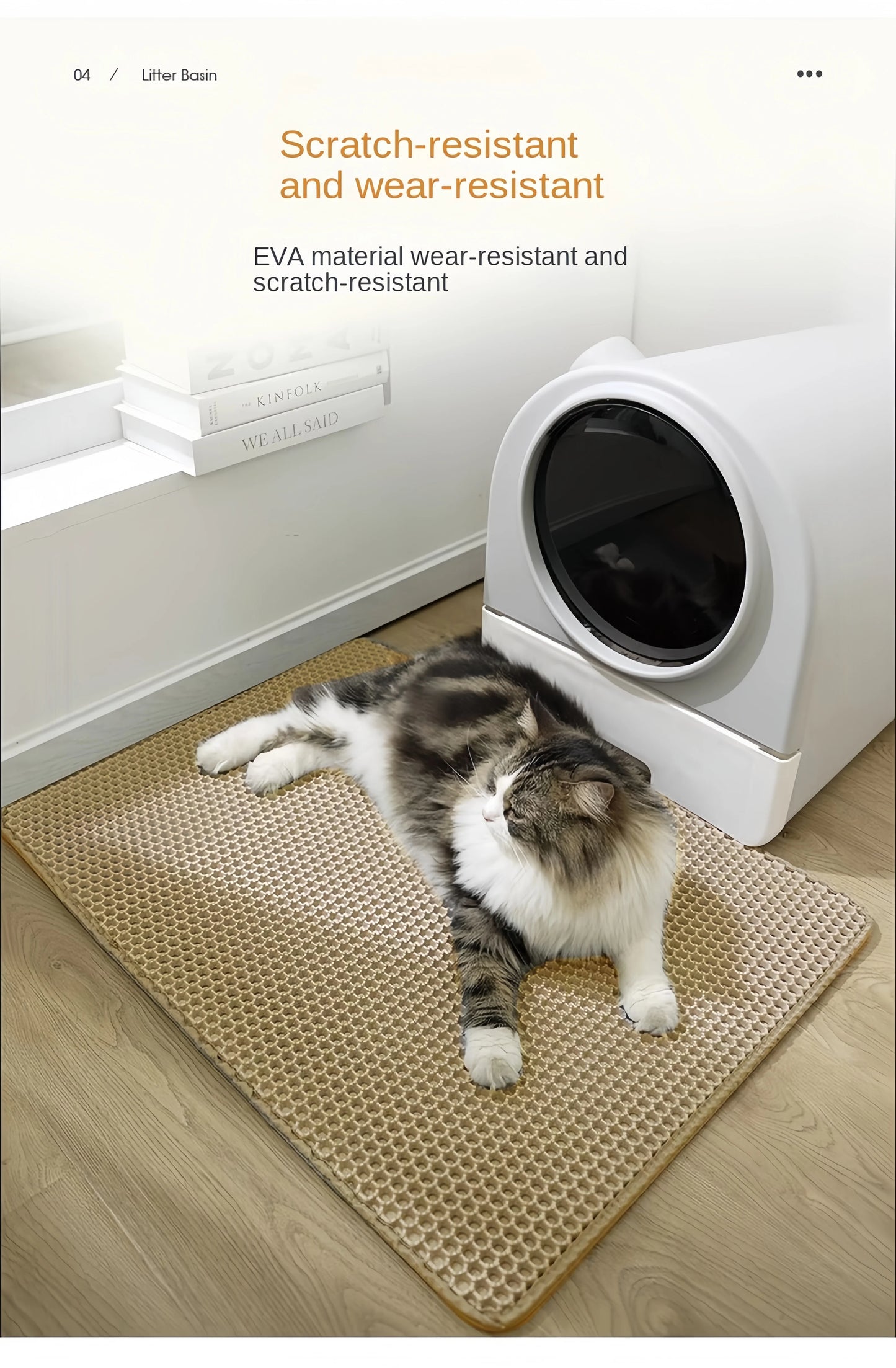 Cat Litter Mat Waterproof Double Layer