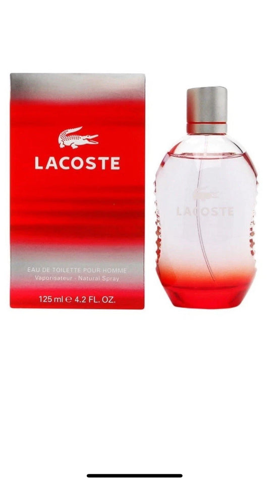 Lacoste Red Eau De Toilette 4.2 oz Men Vintage