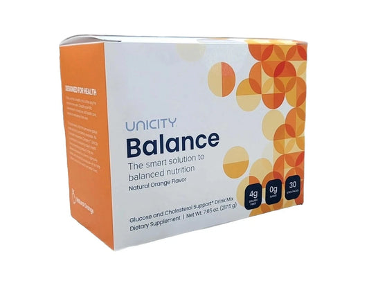 UNICITY Balance Cholesterol Support Drink Mix 30 Stick Pack