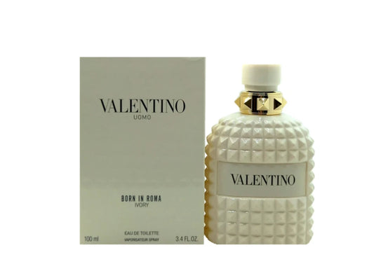 Valentino Uomo Born In Roma Ivory EDT 3.4 oz Men